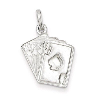 Playing Card&#39;s Charm Sterling Silver QC3879, MPN: QC3879, 883957908922