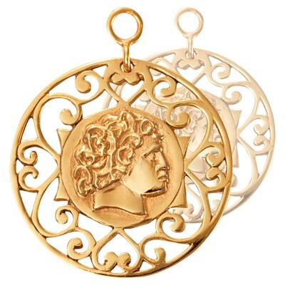 Nikki Lissoni I Rule The World Earring Coins Gold-Plated 25mm EAC2054GL, MPN: EAC2054GL, 8719075300…