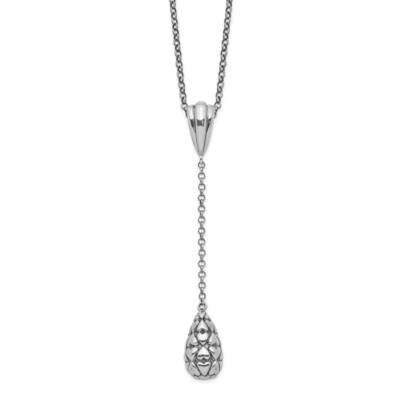 Hearts Dangle Necklace with 2 Inch Extension Sterling Silver QG5424-17, MPN: QG5424-17, 886774099408