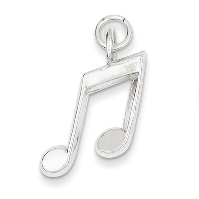 Music Notes Charm Sterling Silver QC775, MPN: QC775, 883957917047