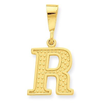 Initial R Charm 14k Gold C1449-R, MPN: C1449-R, 886774087801