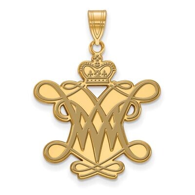 William And Mary x-Large Enamel Pendant Gold-plated Silver GP004WMA, MPN: GP004WMA, 886774899893
