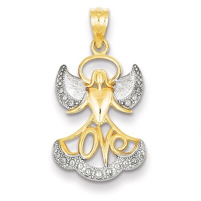 Angel with Love Pendant 14k Gold C4530, MPN: C4530, 883957487618