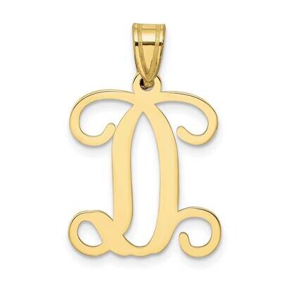 Initial Letter D Pendant 10k Gold 10XNA518Y/D, MPN: 10XNA518Y/D,
