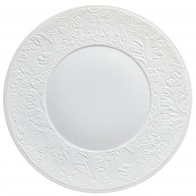 Raynaud Italian Renaissance Flat Plate With Engraved Rim White 0000-46-113024, MPN: 0000-46-113024,…