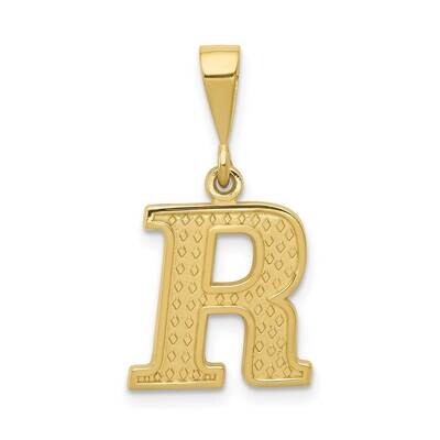 Initial R Pendant 10k Gold 10C1449-R, MPN: 10C1449-R,