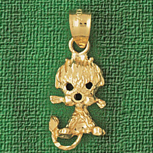 Dazzlers Jewelry Poodle Dog Pendant Necklace Charm Bracelet in Yellow, White or Rose Gold 2175, MPN…