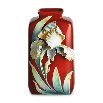 Franz Porcelain Iris Flower Vase FZ00559, MPN: FZ00559,