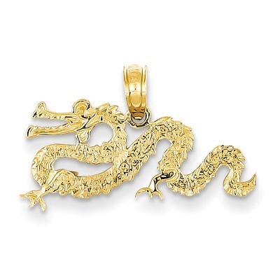 Dragon Pendant 14k Gold D4216, MPN: D4216, 637218000616