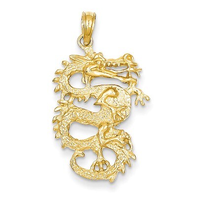 3-Dimensional Dragon Pendant 14k Gold Solid C2375, MPN: C2375, 637218035267