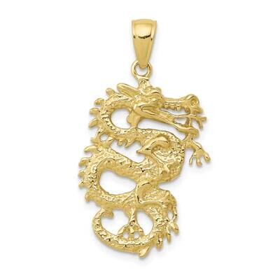 Solid 3-D Dragon Pendant 10k Gold 10C2375, MPN: 10C2375, 883957994840