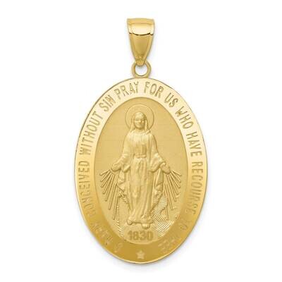 Miraculous Medal Pendant 10k Gold 10REL135, MPN: 10REL135, 191101085420
