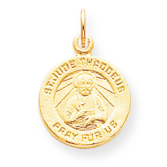 Saint Jude Medal Pendant Pendant 10k Gold 10C699, MPN: 10C699, 886774084855