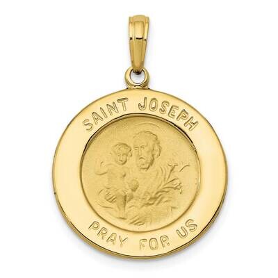 Saint Joseph Medal Pendant 10k Gold 10M1506, MPN: 10M1506,