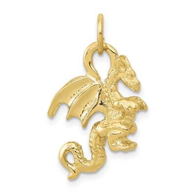 Solid Polished 3-Dimensional Dragon Charm 10k Gold 10K1012, MPN: 10K1012,