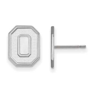 Ohio State University Small Post Earring 14k White Gold 4W052OSU, MPN: 4W052OSU, 886774851068