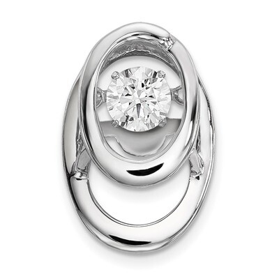CZ Diamond Birthstone Vibrant Pendant Sterling Silver Rhodium QBPD32APR, MPN: QBPD32APR, 8867741063…
