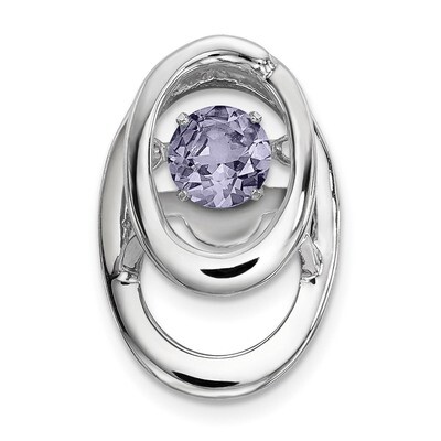 Created Alexandrite Birthstone Vibrant Pendant Sterling Silver Rhodium QBPD32JUN, MPN: QBPD32JUN, 8…