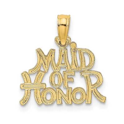 Maid of Honor Charm 14k Gold K2594, MPN: K2594, 637218027323