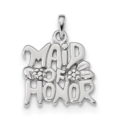 MAID OF HONOR Pendant Sterling Silver Rhodium-plated Polished QC9205, MPN: QC9205, 886774040417