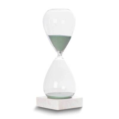 Light Blue Sand and Glass with Marble Base 90-Minute Hourglass GM24148LB, MPN: GM24148LB, 797140228…