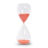 Red-Orange Sand Hand-blown Glass 90-Minute Hourglass  GM20954, MPN: GM20954, 797140008385