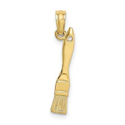 3-D Paint Brush Charm 10k Gold 10K7189, MPN: 10K7189,