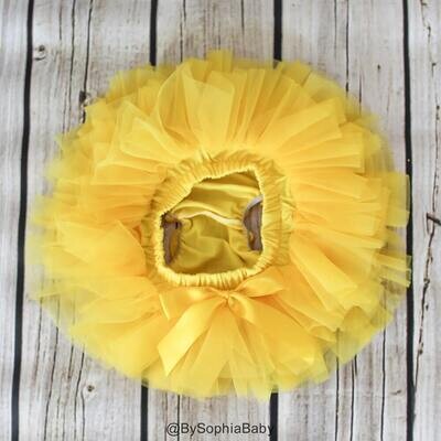 Baby Tutu Skirt Baby Tutu BloomersYellow Tutu Skirt Yellow Baby Bloomers Baby Tutu Skirt Baby Diape…