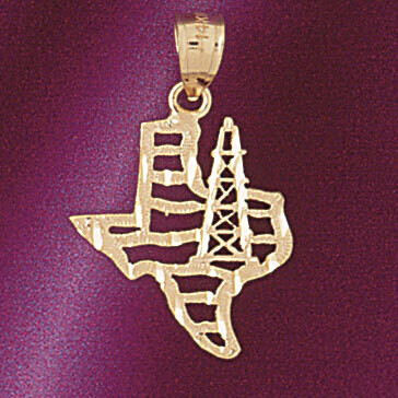 Dazzlers Jewelry Oil Well Pendant Necklace Charm Bracelet in Yellow, White or Rose Gold 5232, MPN: …