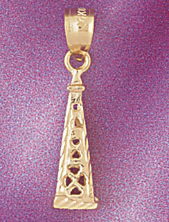 Dazzlers Jewelry Oil Well Pendant Necklace Charm Bracelet in Yellow, White or Rose Gold 5235, MPN: …