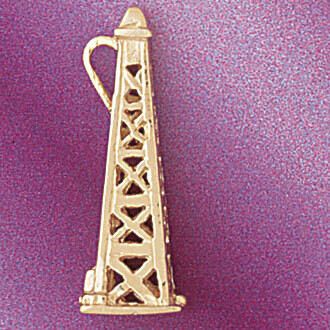 Dazzlers Jewelry Oil Well Pendant Necklace Charm Bracelet in Yellow, White or Rose Gold 5234, MPN: …
