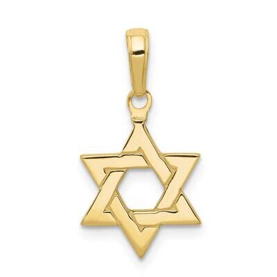 Star of David Pendant 10k Gold Polished 10D1691, MPN: 10D1691,