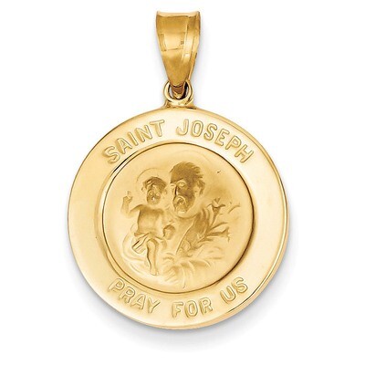 Saint Joseph Medal Pendant 14k Gold M1506, MPN: M1506, 637218169245