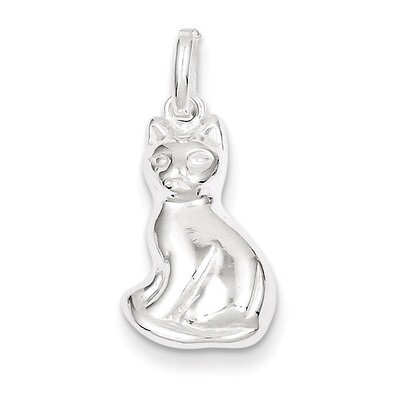 Cat Charm Sterling Silver QC126, MPN: QC126, 883957905150