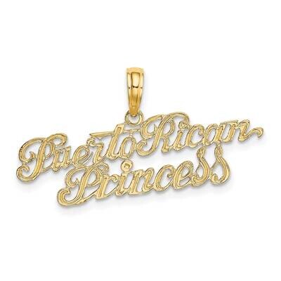 Puerto Rican Princess Charm 14k Gold K8911, MPN: K8911, 637218049554