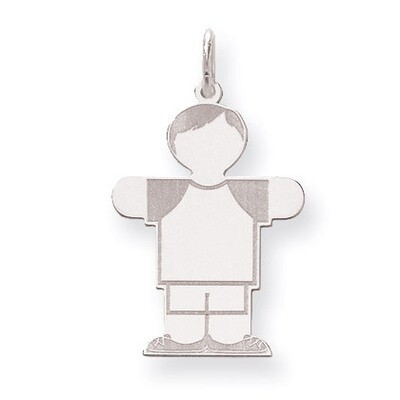 Kid Charm Sterling Silver XK1573SS, MPN: XK1573SS, 883957415383