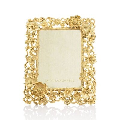 Jay Strongwater Carol Floral Cluster 5 x 7 Inch Picture Frame Composition SPF5859-292, MPN: SPF5859…