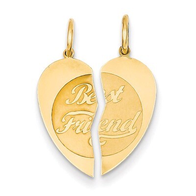 2pc Best Friend Charm 14k Gold XAC674, MPN: XAC674, 886774960500