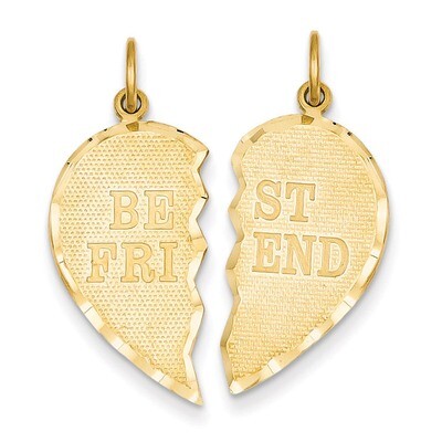 Best Friend Break-apart Charm 14k Gold C369, MPN: C369, 886774960265