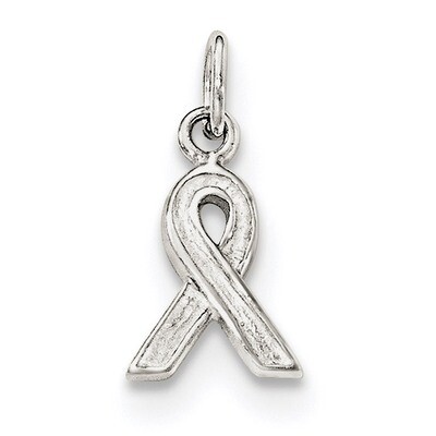 Awareness Charm Sterling Silver Polished QC8567, MPN: QC8567, 191101362095