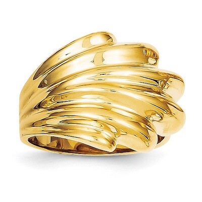 High Polished Dome Ring 14k Gold C2883, MPN: C2883, 886774161808