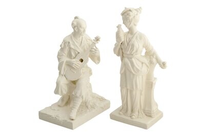 Mottahedeh Chinese Figurines Pair S4097, MPN: S4097,