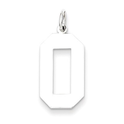 Number 0 Pendant Sterling Silver Polished QPL00, MPN: QPL00, 883957605630