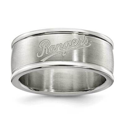 Texas Rangers Logo Band Ring Stainless Steel RAN035-SZ6, MPN: RAN035, 634401993663