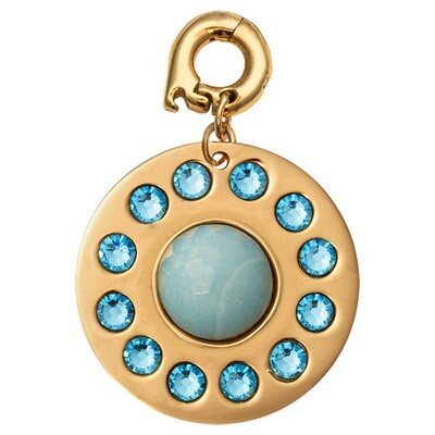 Nikki Lissoni Id Like To Give You Energy &amp; Vitality Charm Gold-Plated 25mm D1207GL, MPN: D1207GL, 8…