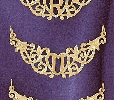 Dazzlers Jewelry Initial U Heart Pendant Necklace Charm Bracelet in Yellow, White or Rose Gold 9578…
