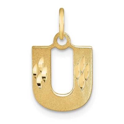 Initial U Charm 14k Gold C566U, MPN: C566U, 883957174501