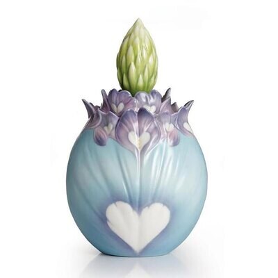 Franz Porcelain Blooming Bluebonnets Collection Perfume Bottle FZ02252, MPN: FZ02252,