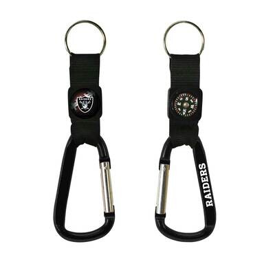 NFL Las Vegas Raiders Navi-Biner Key Ring by Rico Industries GC6171
