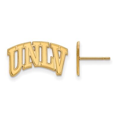 University of Nevada Las Vegas Small Post Earring Gold-plated Silver GP004UNL, MPN: GP004UNL, 88677…